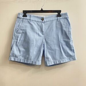 J. Crew Factory light blue chino shorts Size 4